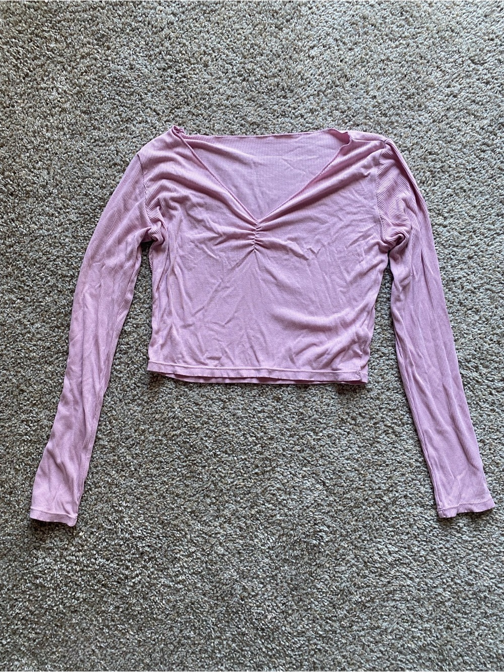 Pilates Ballet Long Sleeve Cropped Cover-up